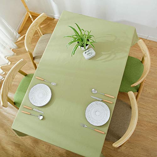 Homxi Tischdecke Rechteckige Groß 90 W x 140 L cm,Tischtuch Stehtisch Grün Einfarbig Baumwolle Tischdecke für Draußen Homxi Tischdecke Rechteckige Groß 90 W x 140 L cm,Tischtuch Stehtisch Grün Einfarbig Baumwolle Tischdecke für Draußen von Homxi