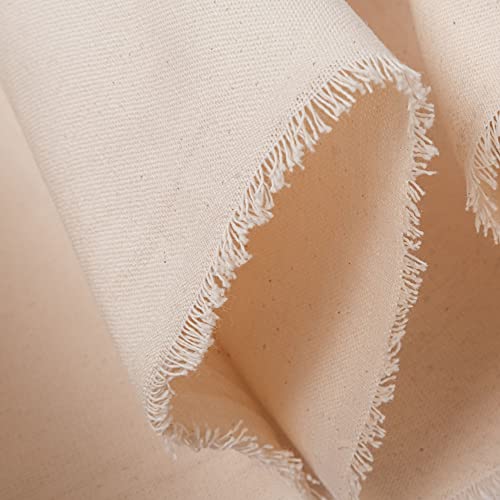 Leinwandstoff, 100 % Baumwolle, 280 g/m², 170,2 cm breit, Baumwoll-Leinenstoff, Meterware, 1 Stück Leinwandstoff, 100 % Baumwolle, 280 g/m², 170,2 cm breit, Baumwoll-Leinenstoff, Meterware, 1 Stück von Homy Textiles