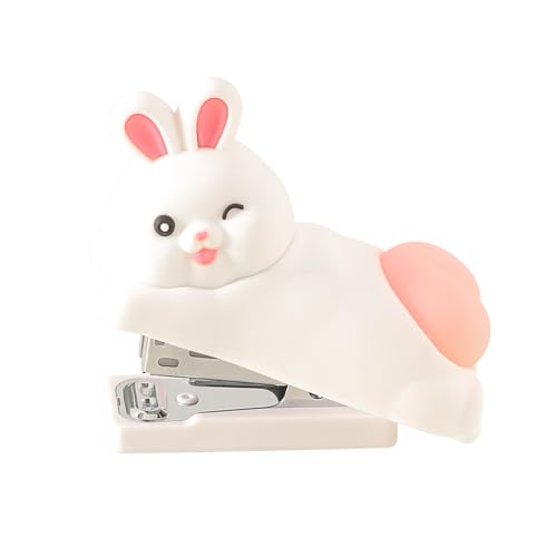 Honagu Pressbarer Anti-Stress-Silikon-Hefter – 3D-Hintern Form-Design, 20 Blatt Kapazität, niedliches Cartoon-Desktop-Schreibwaren, Geschenk für Studenten, Bürobedarf & Fidget-Spielzeug (weißes Honagu Pressbarer Anti-Stress-Silikon-Hefter – 3D-Hintern Form-Design, 20 Blatt Kapazität, niedliches Cartoon-Desktop-Schreibwaren, Geschenk für Studenten, Bürobedarf & Fidget-Spielzeug (weißes von Honagu