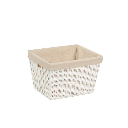 Honey Can Do Pergament-Kordelkorb mit Einsatz, Papier, Weiß, Medium Basket Honey Can Do Pergament-Kordelkorb mit Einsatz, Papier, Weiß, Medium Basket von Honey Can Do
