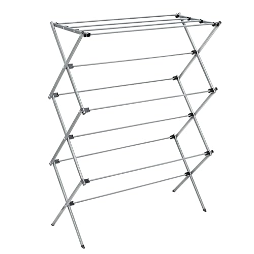 Honey Can Do Trockengestell für Kleidung, faltbar, Oversize, DRY-09066, Silber, 22,7 kg von Honey-Can-Do