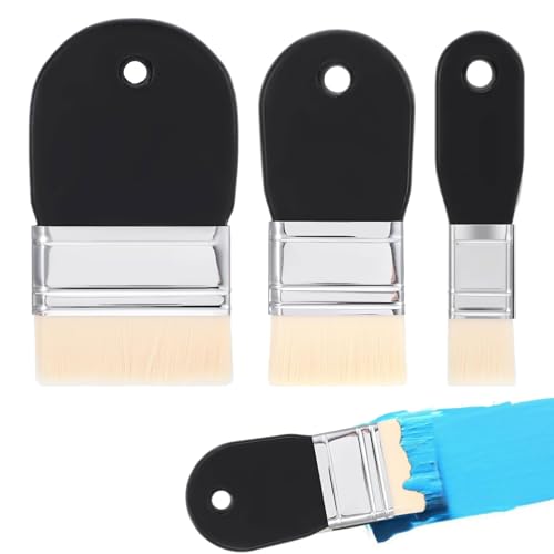 3 Stück Flacher Paddelpinsel,Paddle Flächenpinsel,3 Größen Flachpinsel Set,Pinsel Breit,Pinsel Holzlasur,Grundierpinsel,Flachpinsel breiter Holzgriff für Öl- und Acrylfarben 3 Stück Flacher Paddelpinsel,Paddle Flächenpinsel,3 Größen Flachpinsel Set,Pinsel Breit,Pinsel Holzlasur,Grundierpinsel,Flachpinsel breiter Holzgriff für Öl- und Acrylfarben von Hongoen