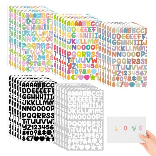 Buchstaben Aufkleber,30 Blätter Selbstklebende Buchstaben Aufkleber,Buchstaben Sticker,Sticker Buchstaben,Selbstklebendes Vinyl Buchstaben Zahlen Kit,Buchstaben zum Aufkleben Groß Wetterfest Buchstaben Aufkleber,30 Blätter Selbstklebende Buchstaben Aufkleber,Buchstaben Sticker,Sticker Buchstaben,Selbstklebendes Vinyl Buchstaben Zahlen Kit,Buchstaben zum Aufkleben Groß Wetterfest von Hongoen