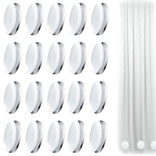 Duschvorhang Gewichte Magnetische, 20 Paar Duschvorhang Magnet,Magnetisch für Vorhänge,Weiß Magnetische Duschvorhang Beschwerer,4CM Runde Duschvorhang Gewicht für Duschvorhänge, Vorhänge, Tischdecken Duschvorhang Gewichte Magnetische, 20 Paar Duschvorhang Magnet,Magnetisch für Vorhänge,Weiß Magnetische Duschvorhang Beschwerer,4CM Runde Duschvorhang Gewicht für Duschvorhänge, Vorhänge, Tischdecken von Hongoen
