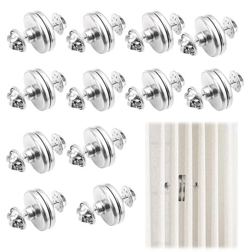 Hongoen 12 Paare Magnete für Vorhänge,Vorhang Verschluss Magnet,Raffhalter Magnetisch,Vorhang Magnete,Magnet Vorhang,Duschvorhang Magnet Zubehör,für Schlafzimmer Wohnzimmer Esszimmer Badezimmer Büro Hongoen 12 Paare Magnete für Vorhänge,Vorhang Verschluss Magnet,Raffhalter Magnetisch,Vorhang Magnete,Magnet Vorhang,Duschvorhang Magnet Zubehör,für Schlafzimmer Wohnzimmer Esszimmer Badezimmer Büro von Hongoen