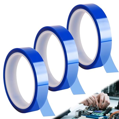 Hongoen 3 PCS Hitzebeständiges Klebeband,10mm x 30m Sublimationsklebeband, SublimationKlebeband,Hitze Klebeband,KlebebandHitzebeständig, für Sublimationsband, hitzebeständig, ohne Rückstände Hongoen 3 PCS Hitzebeständiges Klebeband,10mm x 30m Sublimationsklebeband, SublimationKlebeband,Hitze Klebeband,KlebebandHitzebeständig, für Sublimationsband, hitzebeständig, ohne Rückstände von Hongoen