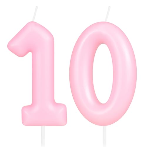 Hongplus Macaron-Kerze mit der Zahl 10, 10. Geburtstag, Macaron-Kerzen für Kuchen, Kuchendekoration, Dekoration für Mädchen und Frauen, pastellfarben, süß, 10. Geburtstag, Party-Dekorationen Hongplus Macaron-Kerze mit der Zahl 10, 10. Geburtstag, Macaron-Kerzen für Kuchen, Kuchendekoration, Dekoration für Mädchen und Frauen, pastellfarben, süß, 10. Geburtstag, Party-Dekorationen von Hongplus