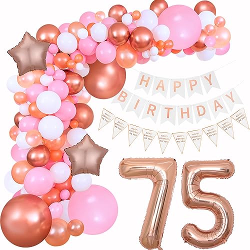 75 Geburtstag Deko Frauen Rosegold Rosa deko 75. Geburtstag Frauen, 75 Jahre Geburtstagdeko Luftballons Girlande 75. Geburtstag Frauen rosegold Ballon Girlande Happy 75 Birthday Dekoration Frau 75 Geburtstag Deko Frauen Rosegold Rosa deko 75. Geburtstag Frauen, 75 Jahre Geburtstagdeko Luftballons Girlande 75. Geburtstag Frauen rosegold Ballon Girlande Happy 75 Birthday Dekoration Frau von Hongyantech
