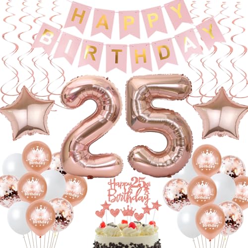 Deko 25. Geburtstag Frauen Tortendeko 25 Geburtstag Frau Deko, 25. Geburtstag Frauen Geschenk Rosegold Geburtstagsdeko 25 jahre Frauen ballon 25 Geburtstag Frau deko luftballons 25 Deko 25. Geburtstag Frauen Tortendeko 25 Geburtstag Frau Deko, 25. Geburtstag Frauen Geschenk Rosegold Geburtstagsdeko 25 jahre Frauen ballon 25 Geburtstag Frau deko luftballons 25 von Hongyantech