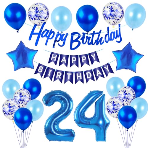 Luftballons 24 .Geburtstag Deko Mann blau Folien ballon 24 Geburtstag Deko Mann geburtstagsdeko 24 jahre geburtstag dekoration Mann, deko 24. Geburtstag Männer deko girlande 24 Geburtstag banner Luftballons 24 .Geburtstag Deko Mann blau Folien ballon 24 Geburtstag Deko Mann geburtstagsdeko 24 jahre geburtstag dekoration Mann, deko 24. Geburtstag Männer deko girlande 24 Geburtstag banner von Hongyantech
