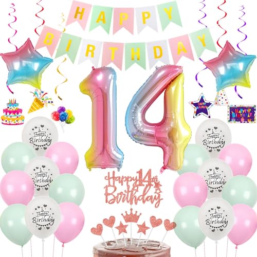 Luftballon 14. Geburtstag Rosa grün, Geburtstagsdeko 14 Jahre Mädchen,Rosa Ballon deko 14.Geburtstag Mädchen, Riesen Folienballon Zahl 14 Happy Birthday Tortendeko 14 Geburtstag Mädchen Rosa grün Luftballon 14. Geburtstag Rosa grün, Geburtstagsdeko 14 Jahre Mädchen,Rosa Ballon deko 14.Geburtstag Mädchen, Riesen Folienballon Zahl 14 Happy Birthday Tortendeko 14 Geburtstag Mädchen Rosa grün von Hongyantech