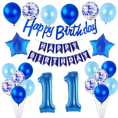 Luftballons 11 .Geburtstag Deko Junge blau Folien ballon 11 Geburtstag Deko Junge geburtstagsdeko 11 jahre geburtstag dekoration Junge, deko 11. Geburtstag Junge deko girlande 11 Geburtstag banner Luftballons 11 .Geburtstag Deko Junge blau Folien ballon 11 Geburtstag Deko Junge geburtstagsdeko 11 jahre geburtstag dekoration Junge, deko 11. Geburtstag Junge deko girlande 11 Geburtstag banner von Hongyantech
