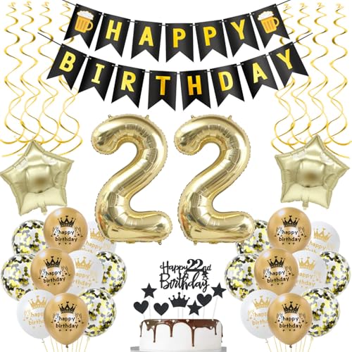 deko 22. geburtstag Frauen Mann deko Schwarz gold ballon 22. geburtstag Mann,deko 22 geburtstag Mann Schwarz luftballon 22.geburtstag deko Mann geburtstagsdeko 22 jahre Geburtstag Deko Männer Frau deko 22. geburtstag Frauen Mann deko Schwarz gold ballon 22. geburtstag Mann,deko 22 geburtstag Mann Schwarz luftballon 22.geburtstag deko Mann geburtstagsdeko 22 jahre Geburtstag Deko Männer Frau von Hongyantech