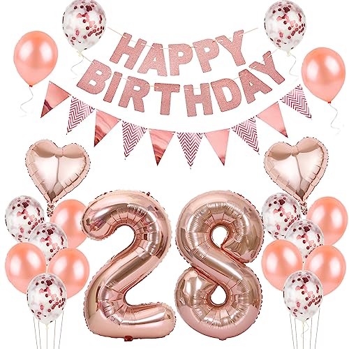 Luftballons 28. geburtstag Frauen deko rosegold,Geburtstagsdeko 28 jahre Frauen,ballons 28 Geburtstag Dekoration,deko 28. Geburtstag Frauen Deko rosegold,geburtstags banner 28 geburtstag deko Luftballons 28. geburtstag Frauen deko rosegold,Geburtstagsdeko 28 jahre Frauen,ballons 28 Geburtstag Dekoration,deko 28. Geburtstag Frauen Deko rosegold,geburtstags banner 28 geburtstag deko von Hongyantech