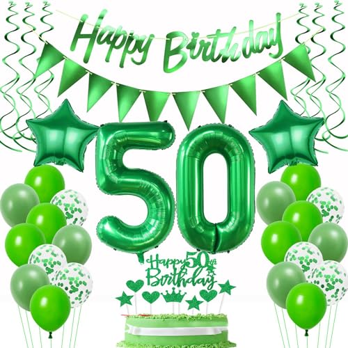 Luftballons 50. Geburtstag Mann Frauen Grün, Geburtstagsdeko 50 Jahre Mann, Ballon 50. Geburtstag Frau deko, Grün Riesen Folienballon Zahl 50, Happy 50th Birthday Deko 50.Geburtstag Männer Frau Luftballons 50. Geburtstag Mann Frauen Grün, Geburtstagsdeko 50 Jahre Mann, Ballon 50. Geburtstag Frau deko, Grün Riesen Folienballon Zahl 50, Happy 50th Birthday Deko 50.Geburtstag Männer Frau von Hongyantech
