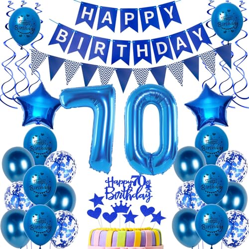 Luftballons 70 Geburtstag Dekoration Mann Ballon Deko 70. Geburtstag Männer blau Geburtstagsdeko 70 jahre Mann Geburtstag Tortendeko 70.geburtstag Männer birthday Banner Party Deko 70 Geburtstag Luftballons 70 Geburtstag Dekoration Mann Ballon Deko 70. Geburtstag Männer blau Geburtstagsdeko 70 jahre Mann Geburtstag Tortendeko 70.geburtstag Männer birthday Banner Party Deko 70 Geburtstag von Hongyantech