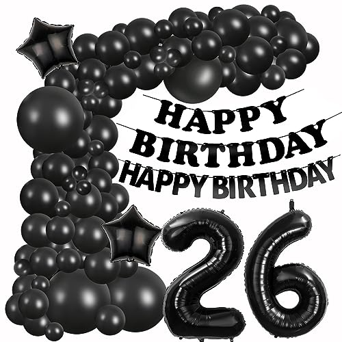 Luftballons Girlande 26 Geburtstag Deko Schwarz Luftballons deko 26. Geburtstag Frauen Mann 26 Jahre Geburtstagdeko Schwarz Black Happy 26 Birthday Girlande Ballons 26. Geburtstag Deko Männer Frau Luftballons Girlande 26 Geburtstag Deko Schwarz Luftballons deko 26. Geburtstag Frauen Mann 26 Jahre Geburtstagdeko Schwarz Black Happy 26 Birthday Girlande Ballons 26. Geburtstag Deko Männer Frau von Hongyantech