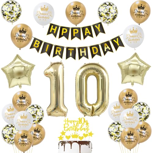 deko 10. geburtstag mädchen Junge deko Schwarz gold ballon 10. geburtstag Junge,Tortendeko 10 geburtstag luftballon 10.geburtstag deko Junge geburtstagsdeko 10 jahre Geburtstag Deko Junge Mädchen deko 10. geburtstag mädchen Junge deko Schwarz gold ballon 10. geburtstag Junge,Tortendeko 10 geburtstag luftballon 10.geburtstag deko Junge geburtstagsdeko 10 jahre Geburtstag Deko Junge Mädchen von Hongyantech