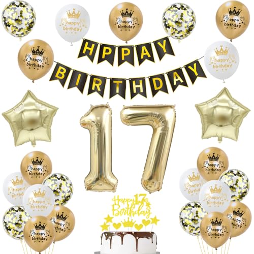 deko 17. geburtstag mädchen Junge deko Schwarz gold ballon 17. geburtstag Junge,Tortendeko 17 geburtstag luftballon 17.geburtstag deko Junge geburtstagsdeko 17 jahre Geburtstag Deko Junge Mädchen deko 17. geburtstag mädchen Junge deko Schwarz gold ballon 17. geburtstag Junge,Tortendeko 17 geburtstag luftballon 17.geburtstag deko Junge geburtstagsdeko 17 jahre Geburtstag Deko Junge Mädchen von Hongyantech
