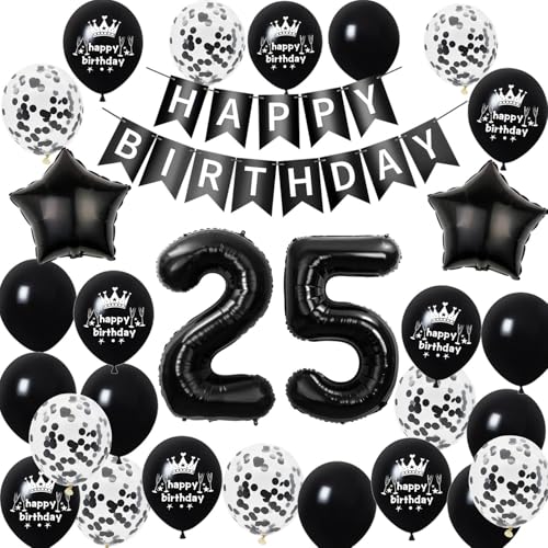 deko 25. geburtstag frauen mann deko Schwarz ballon 25. geburtstag frau deko luftballon 25. deko Schwarz 25 Geburtstag girlande banner geburtstagsdeko 25 jahre Männer dekoration deko 25. geburtstag frauen mann deko Schwarz ballon 25. geburtstag frau deko luftballon 25. deko Schwarz 25 Geburtstag girlande banner geburtstagsdeko 25 jahre Männer dekoration von Hongyantech