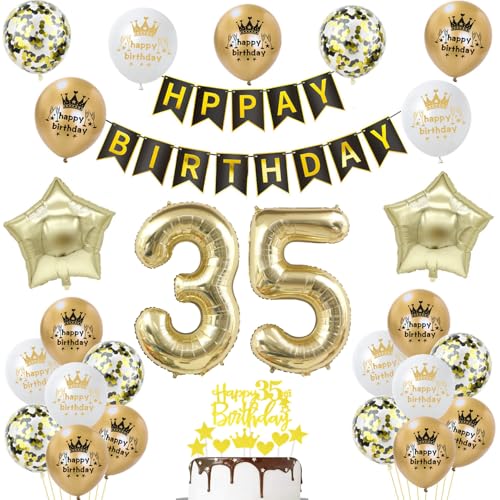 deko 35. geburtstag Frauen Mann deko Schwarz gold ballon 35. geburtstag Mann,Tortendeko 35 geburtstag Männer luftballon 35.geburtstag deko Mann geburtstagsdeko 35 jahre Geburtstag Deko Mann Frauen deko 35. geburtstag Frauen Mann deko Schwarz gold ballon 35. geburtstag Mann,Tortendeko 35 geburtstag Männer luftballon 35.geburtstag deko Mann geburtstagsdeko 35 jahre Geburtstag Deko Mann Frauen von Hongyantech