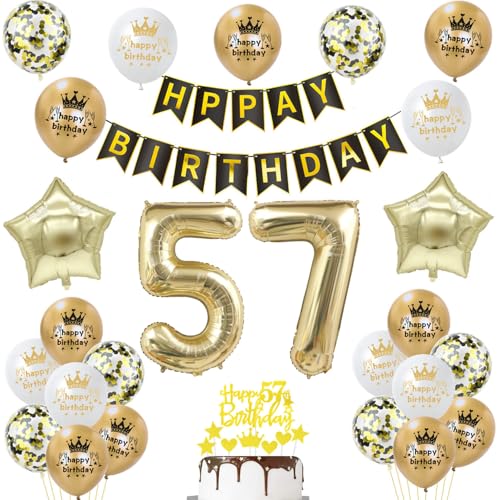deko 57. geburtstag Frauen Mann deko Schwarz gold ballon 57. geburtstag Mann,Tortendeko 57 geburtstag Männer luftballon 57.geburtstag deko Mann geburtstagsdeko 57 jahre Geburtstag Deko Mann Frauen deko 57. geburtstag Frauen Mann deko Schwarz gold ballon 57. geburtstag Mann,Tortendeko 57 geburtstag Männer luftballon 57.geburtstag deko Mann geburtstagsdeko 57 jahre Geburtstag Deko Mann Frauen von Hongyantech
