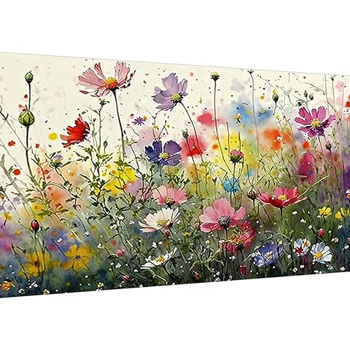 Hongyrjy Blumen Diamond Painting Erwachsene Groß (40x60cm)-Diamant Painting Bilder Blumen,5D Diamend Painting Blumen Bilder als für Geschenk Zuhause Wanddekoration von Hongyrjy