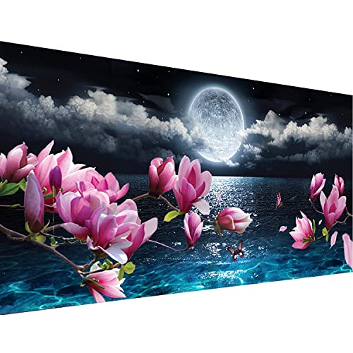 Hongyrjy Moon Diamond Painting für Erwachsene, Mond, Diamantmalerei, Komplett-Set, Diamantmalerei, Geschenke, Dekoration, Innenwand, 40,6 x 69,6 cm Hongyrjy Moon Diamond Painting für Erwachsene, Mond, Diamantmalerei, Komplett-Set, Diamantmalerei, Geschenke, Dekoration, Innenwand, 40,6 x 69,6 cm von Hongyrjy