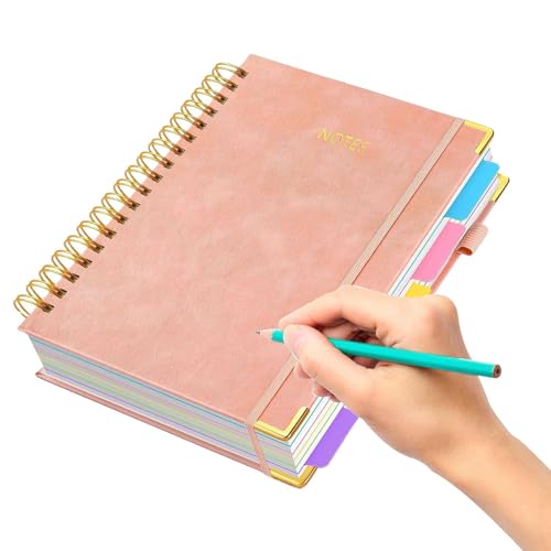 Honhoha Schulhefte | B5 liniert Journal mit abnehmbarem Trenner | 300 Seiten Notizblock für Schüler Lehrer Meeting College Studium Notizen Schule Zuhause von Honhoha