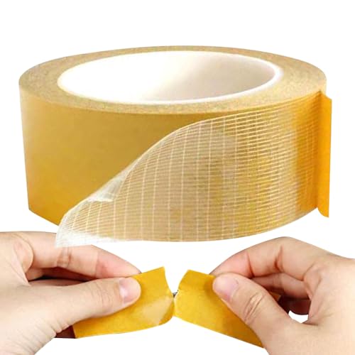 Honhoha Zweiseitiges Montageband,Wasserdichtes doppelseitiges Klebeband mit hoher Klebkraft | Bastelbänder für Dekorationen, Decken, Matten, Bühnenmatten, Poster, Teppiche Honhoha Zweiseitiges Montageband,Wasserdichtes doppelseitiges Klebeband mit hoher Klebkraft | Bastelbänder für Dekorationen, Decken, Matten, Bühnenmatten, Poster, Teppiche von Honhoha