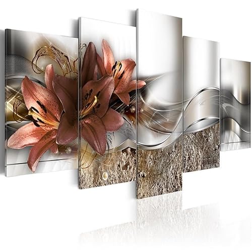 5er Set Moderne Kunst Leinwanddrucke für stilvolle Wanddekoration im Wohnzimmer oder Schlafzimmer (1#) von Honseadek
