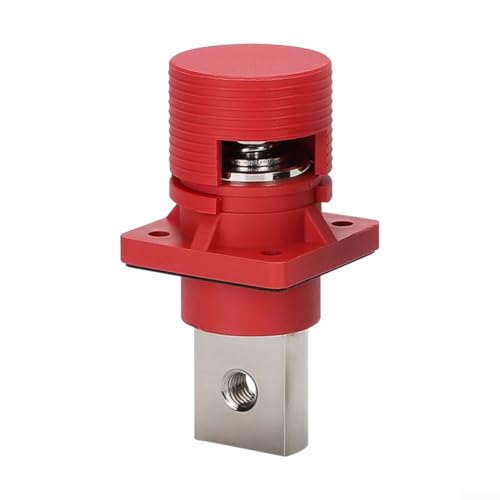 Honseadek Hochstrom-Klemmleiste, 400 A, für Energiespeichersysteme mit feuerfestem Schutz, Messing, verzinnte Klemmen, DC 1000 V, rot-schwarze Steckverbinder (rot) von Honseadek