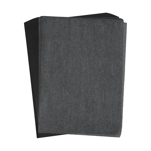 Honseadek Kohlepapier zum Nachzeichnen, A4, 21,6 x 29,4 cm, Transferpapier, Kunstbedarf, Zeichnen, Skizzieren, Graphit, Kopierblätter, Schwarzblau, 100 Blatt Honseadek Kohlepapier zum Nachzeichnen, A4, 21,6 x 29,4 cm, Transferpapier, Kunstbedarf, Zeichnen, Skizzieren, Graphit, Kopierblätter, Schwarzblau, 100 Blatt von Honseadek
