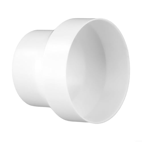 Lüftungsrohr Reduzierstück Adapter ABS Kunststoff Kanalverbinder Fitting Inline Abluftventilator Schlauchkupplung 100 auf 75 125 auf 110 150 auf 110 mm Weiß von Honseadek