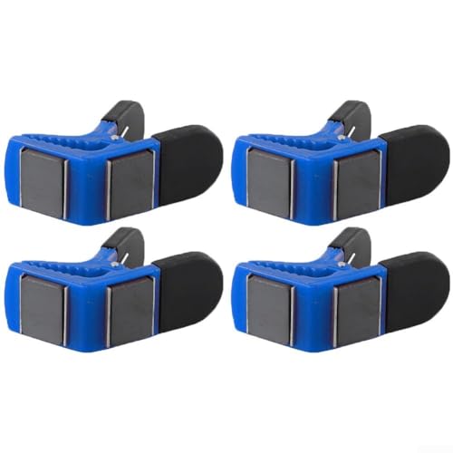 Magnetische Pinselhalter-Clips, 4 Stück, professionelle Pinsel-Aufbewahrungsclips, Farbdosenöffner, Werkstatt-Werkzeug für Heimwerker-Projekte, Blau Magnetische Pinselhalter-Clips, 4 Stück, professionelle Pinsel-Aufbewahrungsclips, Farbdosenöffner, Werkstatt-Werkzeug für Heimwerker-Projekte, Blau von Honseadek