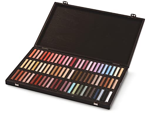 Blockx Künstler-Pastellkreiden, Set "Porträt" mit 72 brillanten Farbtönen im Holzkoffer, von Hand gefertigt mit reinen Pigmenten, leuchtende Farben mit hoher Deckkraft Blockx Künstler-Pastellkreiden, Set "Porträt" mit 72 brillanten Farbtönen im Holzkoffer, von Hand gefertigt mit reinen Pigmenten, leuchtende Farben mit hoher Deckkraft von Honsell