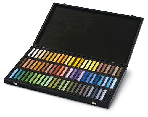 Blockx Künstler-Pastellkreiden, Set "Tiere" mit 72 brillanten Farbtönen im Holzkoffer, von Hand gefertigt mit reinen Pigmenten, leuchtende Farben mit hoher Deckkraft Blockx Künstler-Pastellkreiden, Set "Tiere" mit 72 brillanten Farbtönen im Holzkoffer, von Hand gefertigt mit reinen Pigmenten, leuchtende Farben mit hoher Deckkraft von Honsell