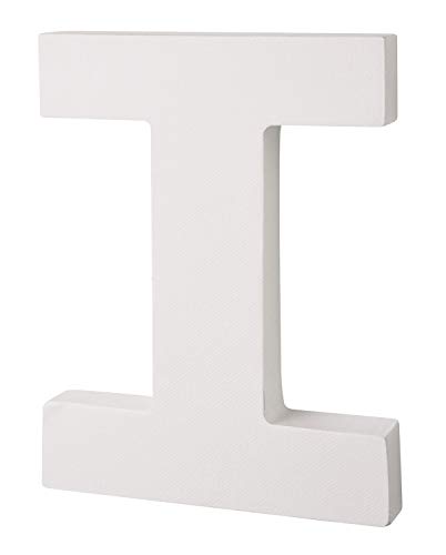 Honsell 1245809 - Keilrahmen Buchstabe I, aus MDF, Vorderseite mit Baumwollmaltuch, ideal für Öl, Acryl, Aquarell, Pastell-, Filz- und Buntstifte, ca. 20 x 15,5 x 2,5 cm groß Honsell 1245809 - Keilrahmen Buchstabe I, aus MDF, Vorderseite mit Baumwollmaltuch, ideal für Öl, Acryl, Aquarell, Pastell-, Filz- und Buntstifte, ca. 20 x 15,5 x 2,5 cm groß von Honsell