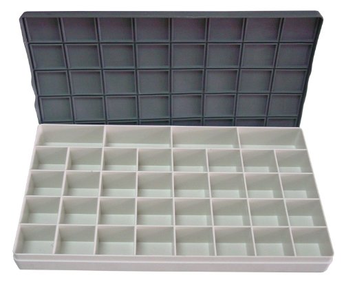 Honsell 52224 - Kunststoffpalette mit Deckel und Fächern, ca. 29 x 16 x 2,8 cm groß, Palettenkasten mit 36 Fächern, absolut dichtschließend, kein zusammenlaufen oder austrocknen der Farben Honsell 52224 - Kunststoffpalette mit Deckel und Fächern, ca. 29 x 16 x 2,8 cm groß, Palettenkasten mit 36 Fächern, absolut dichtschließend, kein zusammenlaufen oder austrocknen der Farben von Honsell