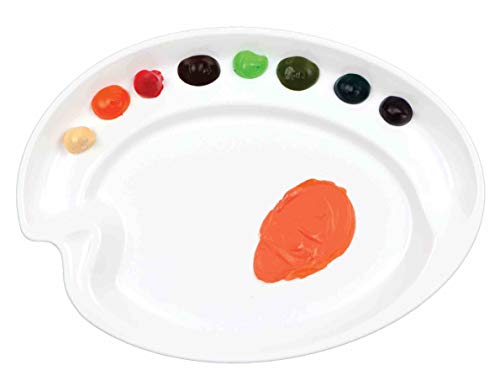 Honsell 52225 - Mijello Kunststoffpalette Peel-Off in Ellipsenform S, ca. 31 x 36,5 cm, Mischpalette mit Spezialbeschichtung, getrocknete Acryl- und Öl-Farbe kann einfach abgezogen werden Honsell 52225 - Mijello Kunststoffpalette Peel-Off in Ellipsenform S, ca. 31 x 36,5 cm, Mischpalette mit Spezialbeschichtung, getrocknete Acryl- und Öl-Farbe kann einfach abgezogen werden von Honsell