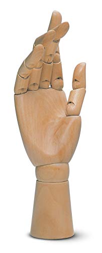 Honsell 63505 - Modellhand männlich rechts, 28 cm groß, aus hellem Hartholz, fein geschliffene und polierte Oberfläche Honsell 63505 - Modellhand männlich rechts, 28 cm groß, aus hellem Hartholz, fein geschliffene und polierte Oberfläche von Honsell
