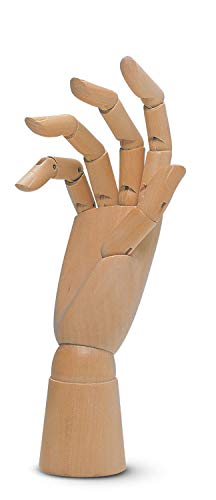 Honsell 63507 - Modellhand weiblich rechts, 26 cm groß, aus hellem Hartholz, fein geschliffene und polierte Oberfläche Honsell 63507 - Modellhand weiblich rechts, 26 cm groß, aus hellem Hartholz, fein geschliffene und polierte Oberfläche von Honsell