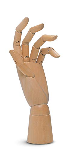 Honsell 63508 - Modellhand weiblich links, 26 cm groß, aus hellem Hartholz, fein geschliffene und polierte Oberfläche Honsell 63508 - Modellhand weiblich links, 26 cm groß, aus hellem Hartholz, fein geschliffene und polierte Oberfläche von Honsell