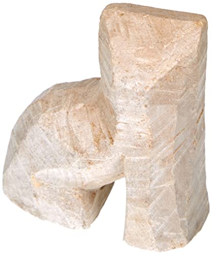 Honsell 79427 - Speckstein Rohling Katze sitzend, vorgefertigte Figur aus Speckstein, ca. 10 cm groß, zum Bearbeiten mit Raspel und Feile, ideal auch für Kinder von Honsell