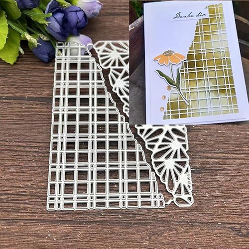 Honsik Gitter-Stanzschablonen für Kartenherstellung, Split-Kartenstrukturen, Stanzschablonen für DIY, Scrapbooking, Fotoalbum, dekorative Prägepapier-Stanzformen für Kartenherstellung, Vorlage Honsik Gitter-Stanzschablonen für Kartenherstellung, Split-Kartenstrukturen, Stanzschablonen für DIY, Scrapbooking, Fotoalbum, dekorative Prägepapier-Stanzformen für Kartenherstellung, Vorlage von Honsik