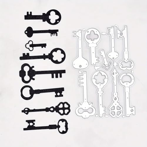 Honsik Metall-Stanzformen, verschiedene Schlüssel, Vintage-Schlüssel-Set, Metall-Stanzformen, Stanzschablonen, DIY, Scrapbooking, Fotoalbum, dekorative Prägung, Papier, Kartenherstellung Honsik Metall-Stanzformen, verschiedene Schlüssel, Vintage-Schlüssel-Set, Metall-Stanzformen, Stanzschablonen, DIY, Scrapbooking, Fotoalbum, dekorative Prägung, Papier, Kartenherstellung von Honsik