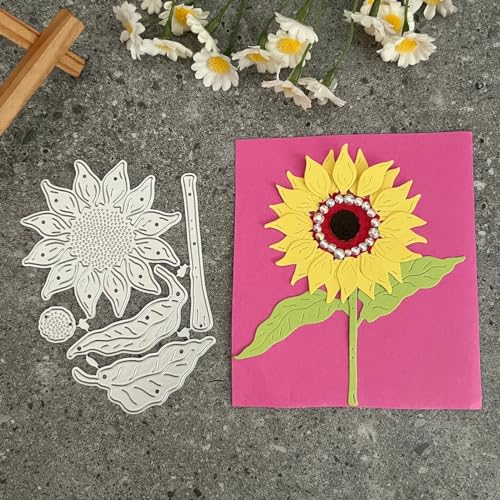 Honsik Stanzschablonen für Karten, Motiv: Blumen, Sonnenblumen, Metall, Stanzformen für Scrapbooking, Fotoalbum, Papierbasteln, dekorative Präge, Kartenherstellung Honsik Stanzschablonen für Karten, Motiv: Blumen, Sonnenblumen, Metall, Stanzformen für Scrapbooking, Fotoalbum, Papierbasteln, dekorative Präge, Kartenherstellung von Honsik