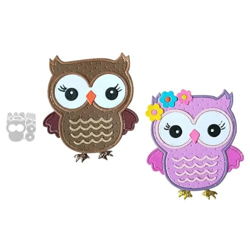 Honsik Stanzschablonen für Karten, Motiv: Tiere, Eule, Metall, Stanzformen, Schablonen für Scrapbooking, Fotoalbum, Papierhandwerk, dekorative Präge-, Kartenherstellung Honsik Stanzschablonen für Karten, Motiv: Tiere, Eule, Metall, Stanzformen, Schablonen für Scrapbooking, Fotoalbum, Papierhandwerk, dekorative Präge-, Kartenherstellung von Honsik