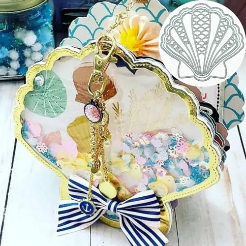 Honsik Muschel-Metall-Stanzform, große Muschelform, Bastelarbeiten, Scrapbooking, dekorative Alben, Dekoration, Prägepapier, Karten, Schablone Honsik Muschel-Metall-Stanzform, große Muschelform, Bastelarbeiten, Scrapbooking, dekorative Alben, Dekoration, Prägepapier, Karten, Schablone von Honsik