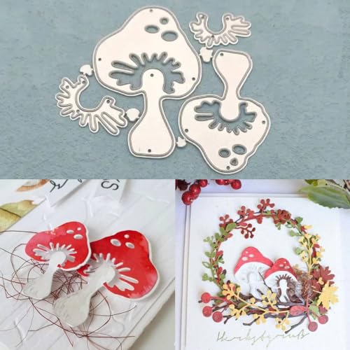 Pilz-Stanzformen, Metall-Stanzformen für Kartenherstellung, Stanzschablone für Bastelarbeiten, Geschenke, Scrapbooking, Vorlagen, Fotoalbum, Dekoration Pilz-Stanzformen, Metall-Stanzformen für Kartenherstellung, Stanzschablone für Bastelarbeiten, Geschenke, Scrapbooking, Vorlagen, Fotoalbum, Dekoration von Honsik